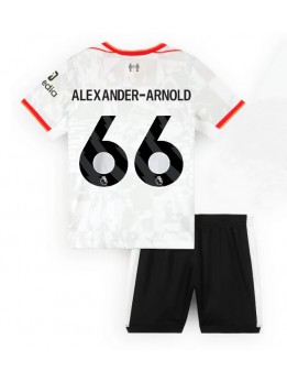 Liverpool Alexander-Arnold #66 Dječji Rezervni Dres kompleti 2024-25 Kratak Rukavima (+ kratke hlače)